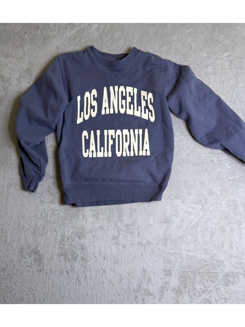 Brandy Melville Los Angeles California Navy Crewneck Sweatshirt S